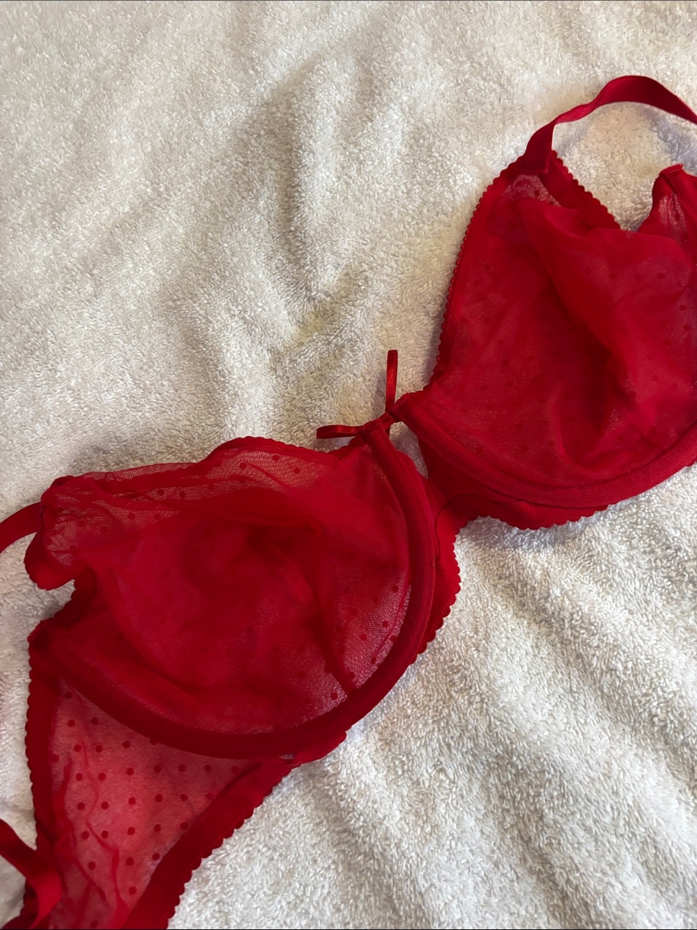 Victoria's Secret Mixed Bra Lot - Black, Pink Floral, Solid Black, Red - Picture 15 of 16